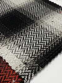SBT-009 8/1 كاروهات أومبري بنقشة عظم السمكة الثقيلة العضوية[نسيج / قماش] Kuwamura Textile صور إضافية