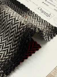 SBT-009 8/1 كاروهات أومبري بنقشة عظم السمكة الثقيلة العضوية[نسيج / قماش] Kuwamura Textile صور إضافية