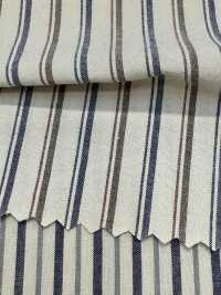 ST-9210 60/1 تايب رايتر مخطط (تشطيب مغسول)[نسيج / قماش] Kuwamura Textile صور إضافية