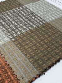 JP-5053 حياكة وافل بنقشة مربعات كبيرة[نسيج / قماش] Kuwamura Textile صور إضافية