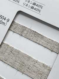 5504-9 شريط نسج سادة من الكتان[Ribbons, Tapes, And Cords] RIVER صور إضافية
