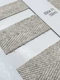 5504-35 شريط تويل من سلسلة الكتان[Ribbons, Tapes, And Cords] RIVER صور إضافية