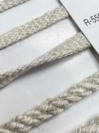 R-5505-8L شريط بنمط حجري من سلسلة الكتان[الأشرطة، والأشرطة القماشية، والحبال] RIVER صور إضافية
