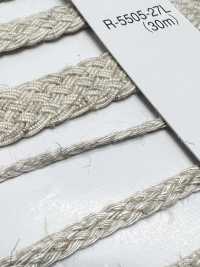 R-5505-15S ضفيرة أكورديون من سلسلة الكتان[Ribbons, Tapes, And Cords] RIVER صور إضافية
