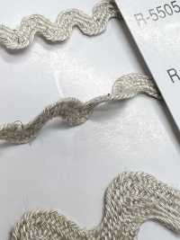 R-5505-22M ضفيرة متعرجة من سلسلة الكتان[Ribbons, Tapes, And Cords] RIVER صور إضافية