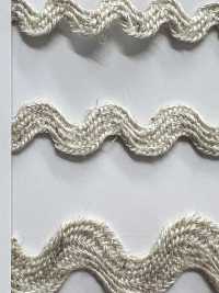 R-5505-22M ضفيرة متعرجة من سلسلة الكتان[Ribbons, Tapes, And Cords] RIVER صور إضافية