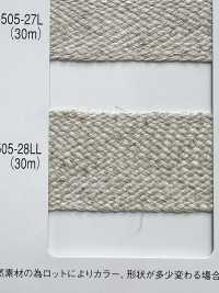 R-5505-28LL شريط بنقشة نسج السلة من سلسلة الكتان[Ribbons, Tapes, And Cords] RIVER صور إضافية