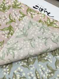 KTS7135 برودكلوث بطباعة قطة بأزهار صغيرة[Textile / Fabric] Cotton Kobayashi صور إضافية