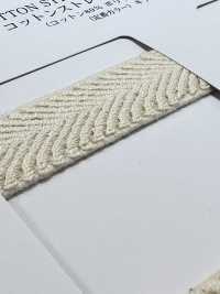 RCW1834 هيرينغبون كبير قطني مطاطي[Ribbons, Tapes, And Cords] RIVER صور إضافية