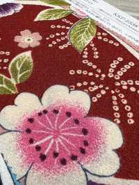 KKP2338-D-UMENIHITTA Ninokoshi Chirimen® برقوق و Hikkita[نسيج / قماش] Uni Textile (Komon Kobo) صور إضافية