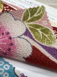 KKP2338-D-UMENIHITTA Ninokoshi Chirimen® برقوق و Hikkita[نسيج / قماش] Uni Textile (Komon Kobo) صور إضافية