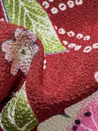KKP2338-D-UMENIHITTA Ninokoshi Chirimen® برقوق و Hikkita[نسيج / قماش] Uni Textile (Komon Kobo) صور إضافية