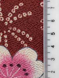 KKP2338-D-UMENIHITTA Ninokoshi Chirimen® برقوق و Hikkita[نسيج / قماش] Uni Textile (Komon Kobo) صور إضافية