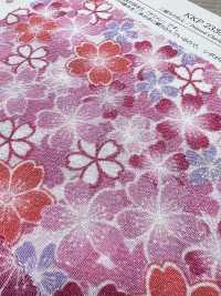 KKP2338-D-MAIZAKURA Ninokoshi Chirimen® Mai Sakura[Textile / Fabric] Uni Textile (Komon Kobo) صور إضافية