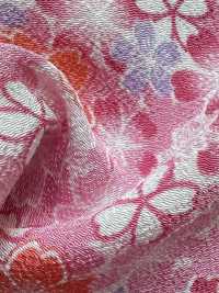 KKP2338-D-MAIZAKURA Ninokoshi Chirimen® Mai Sakura[Textile / Fabric] Uni Textile (Komon Kobo) صور إضافية