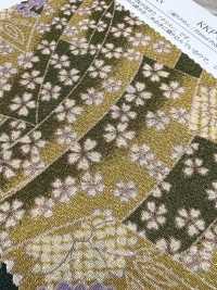 KKP2338-D-TAKARA Ninokoshi Chirimen® نقشة الكنز[نسيج / قماش] Uni Textile (Komon Kobo) صور إضافية