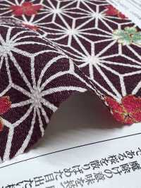 KKP2338-D-ASANOHA Niko Chirimen® نقش الكنز[نسيج / قماش] Uni Textile (Komon Kobo) صور إضافية