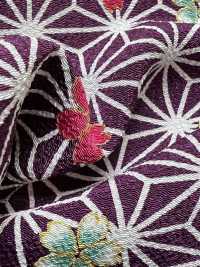KKP2338-D-ASANOHA Niko Chirimen® نقش الكنز[نسيج / قماش] Uni Textile (Komon Kobo) صور إضافية