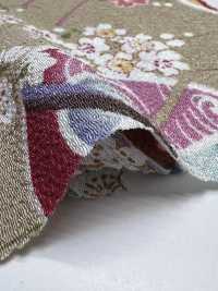 KKP2338-DHM-100 Nigoshi Chirimen®[نسيج / قماش] Uni Textile (Komon Kobo) صور إضافية