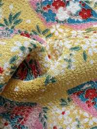 KKP2338-DK-89A Ninokoshi Chirimen®[نسيج / قماش] Uni Textile (Komon Kobo) صور إضافية