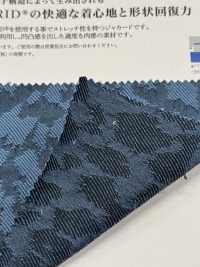 KYC859-WD-2 جاكار مطاطي مصبوغ بالخيوط T/C[Textile / Fabric] Uni Textile (Komon Kobo) صور إضافية
