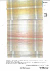 35527 لاون من قطن/كتان/راميه عضوي مصبوغ بالخيوط بتدرج باهت[Textile / Fabric] SUNWELL صور إضافية
