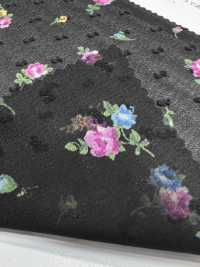 KKP2755-D118 جورجيت سنو كت[Textile / Fabric] Uni Textile (Komon Kobo) صور إضافية