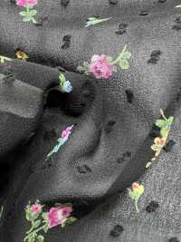 KKP2755-D118 جورجيت سنو كت[Textile / Fabric] Uni Textile (Komon Kobo) صور إضافية