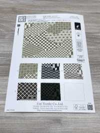 KKP3338-D1147 نيكوشي تشيريمين®[نسيج / قماش] Uni Textile (Komon Kobo) صور إضافية
