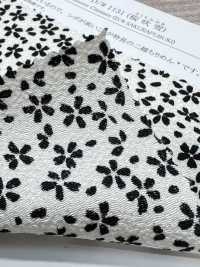 KKP3338-D1131 Double Chirimen® زوبعة أزهار الكرز[نسيج / قماش] Uni Textile (Komon Kobo) صور إضافية