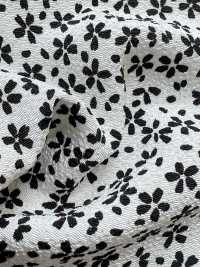 KKP3338-D1131 Double Chirimen® زوبعة أزهار الكرز[نسيج / قماش] Uni Textile (Komon Kobo) صور إضافية