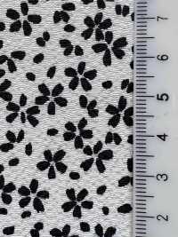 KKP3338-D1131 Double Chirimen® زوبعة أزهار الكرز[نسيج / قماش] Uni Textile (Komon Kobo) صور إضافية