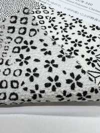 KKP3338-D340 Ninokoshi Chirimen®[Textile / Fabric] Uni Textile (Komon Kobo) صور إضافية