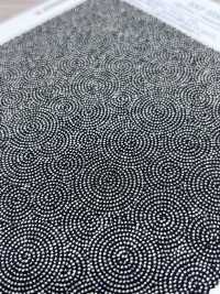 KKP3338-D-UZUMAKI Ninokoshi Chirimen® Swirl[نسيج / قماش] Uni Textile (Komon Kobo) صور إضافية