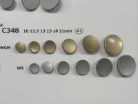 C348 زر معدني، تشطيب مطلي[أزرار] DAIYA BUTTON صور إضافية