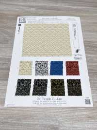 KKP3338-D-SEIKAIHA نيغوشي تشيريمين® سيغاياها[نسيج / قماش] Uni Textile (Komon Kobo) صور إضافية