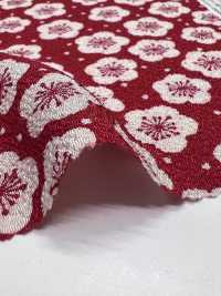 KKP3338-D-UMEARARE Ninokoshi Chirimen® برقوقي أراري[نسيج / قماش] Uni Textile (Komon Kobo) صور إضافية