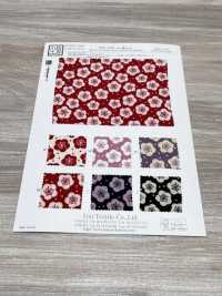 KKP3338-D-UMEARARE Ninokoshi Chirimen® برقوقي أراري[نسيج / قماش] Uni Textile (Komon Kobo) صور إضافية