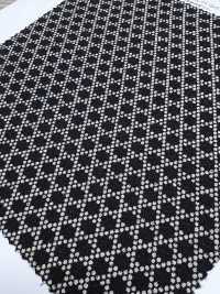 KKP3338-D-KAGOME Nigoshi Chirimen® Kagome Komon[نسيج / قماش] Uni Textile (Komon Kobo) صور إضافية