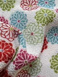 KKP2338-D-HAIKARA تشيريمين® مزدوج النسج Haikara Kogiku[نسيج / قماش] Uni Textile (Komon Kobo) صور إضافية