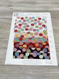 KKP2338-D-HAIKARA تشيريمين® مزدوج النسج Haikara Kogiku[نسيج / قماش] Uni Textile (Komon Kobo) صور إضافية