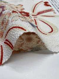KKP2338-D-SKRMSB Nikooshi Chirimen® ساكورا موسوبي[نسيج / قماش] Uni Textile (Komon Kobo) صور إضافية