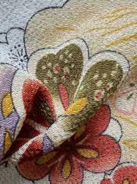 KKP2338-D-SYOCHIKU Nigoshi Chirimen® صنوبر، خيزران، وبرقوق[نسيج / قماش] Uni Textile (Komon Kobo) صور إضافية