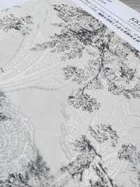 KKP4193-D301-133 جاكار تشيفون مقصوص[Textile / Fabric] Uni Textile (Komon Kobo) صور إضافية