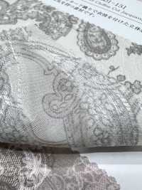 KKP4193-D301-151 شيفون جاكار مقصوص[نسيج / قماش] Uni Textile (Komon Kobo) صور إضافية