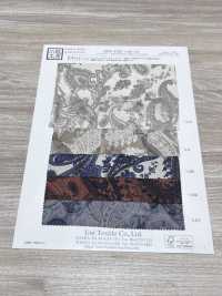 KKP4193-D301-151 شيفون جاكار مقصوص[نسيج / قماش] Uni Textile (Komon Kobo) صور إضافية