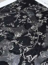 KKP4193-D301-75 جاكار شيفون مقصوص[Textile / Fabric] Uni Textile (Komon Kobo) صور إضافية