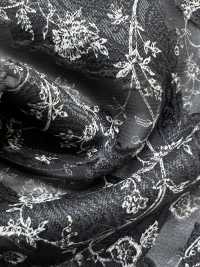 KKP4193-D301-75 جاكار شيفون مقصوص[Textile / Fabric] Uni Textile (Komon Kobo) صور إضافية