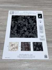 KKP4193-D301-75 جاكار شيفون مقصوص[Textile / Fabric] Uni Textile (Komon Kobo) صور إضافية