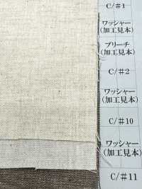 LMM2280 دينم قطن وكتان بحاشية، خفيف الوزن، 5 أونصات[نسيج / قماش] Yoshiwa Textile صور إضافية